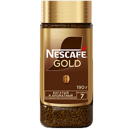 Кофе растворимый NESCAFÉ® Gold, 190г