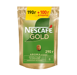 Кофе растворимый NESCAFÉ® Gold  Aroma Intenso, 290г