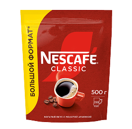 Кофе растворимый NESCAFÉ® Classic, 500г