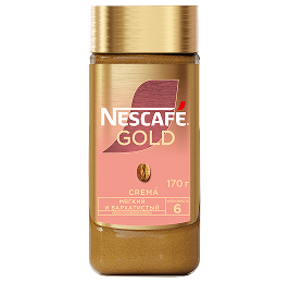 Кофе растворимый NESCAFÉ® Gold  Crema, 170г